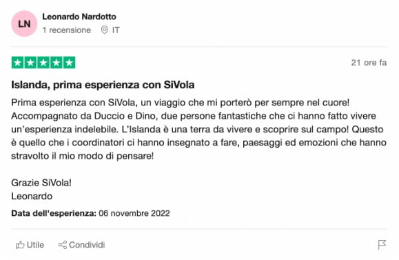 Recensione SiVola