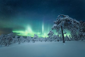 In Lapponia svedese tra ghiacci e luci del nord