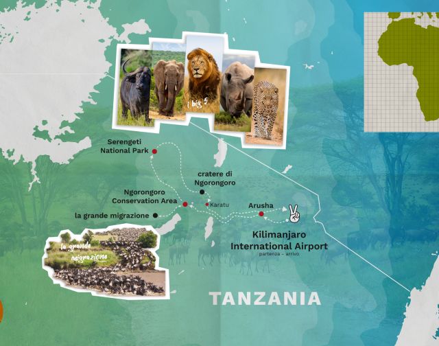 viaggio di gruppo tanzania safari migrazione