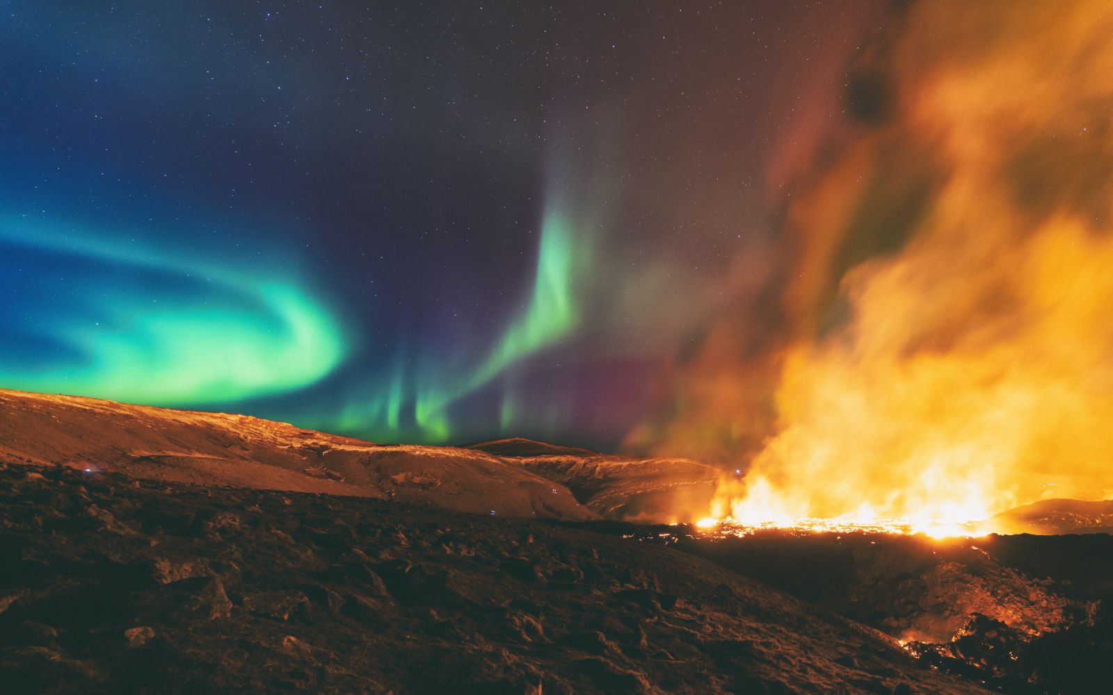 Islanda - Lava, Grotte di Ghiaccio & Aurora Boreale