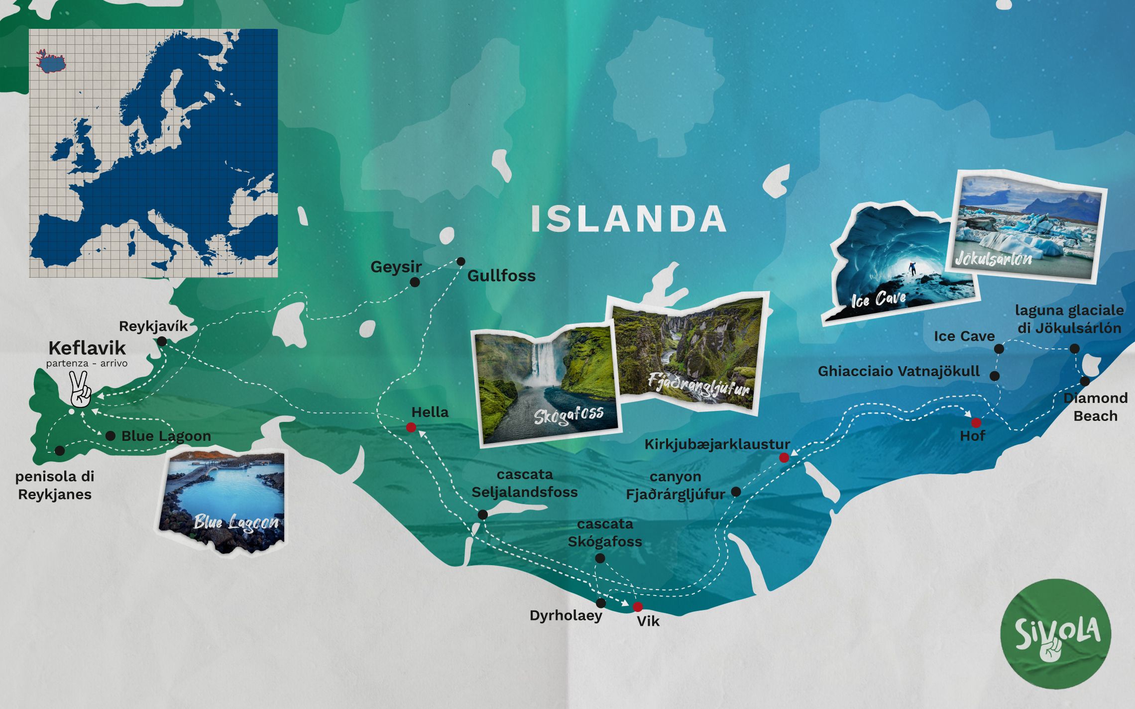 Islanda: Grotte di Ghiaccio & Aurora Expedition