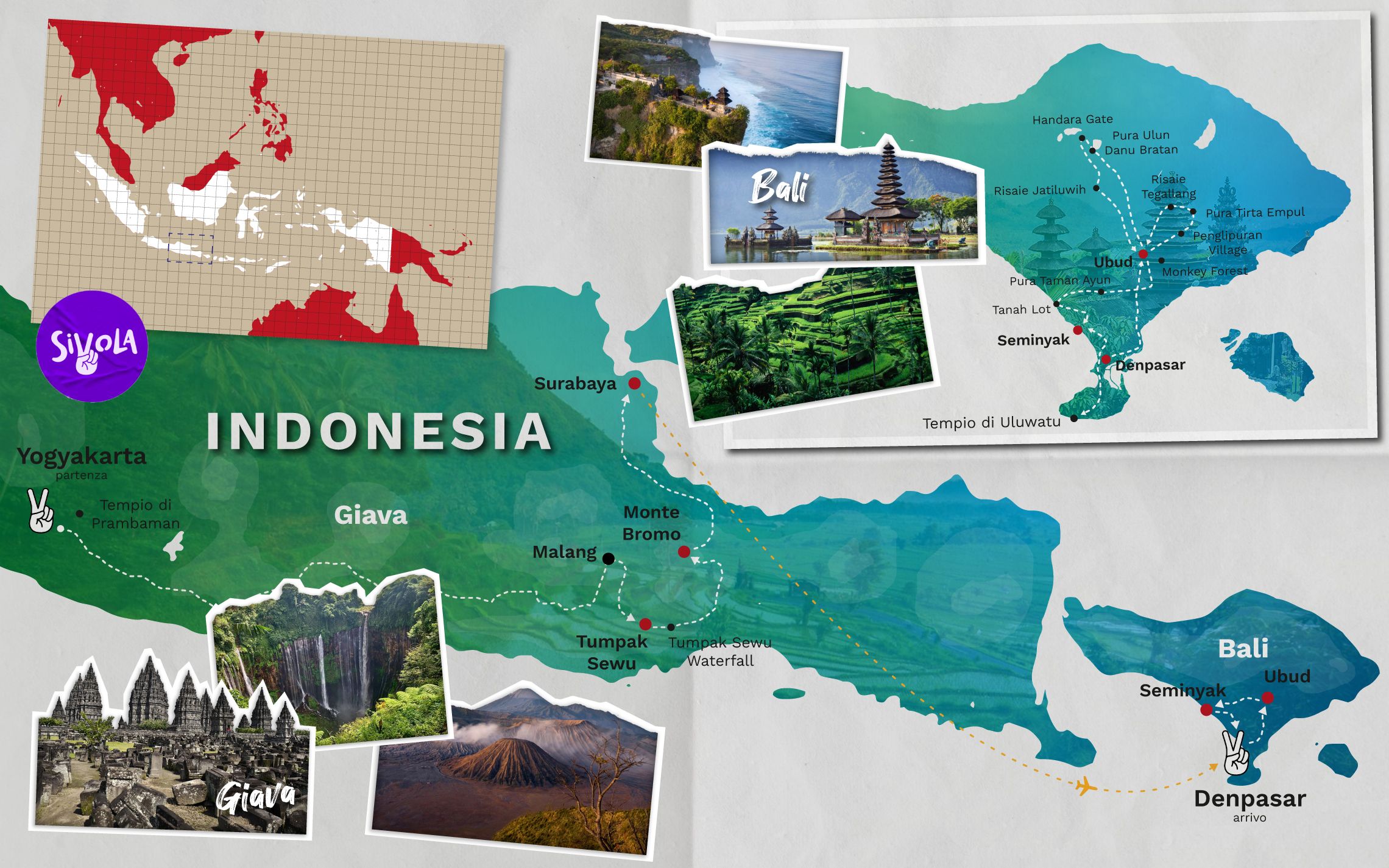Viaggio di gruppo Indonesia, Bali e Java