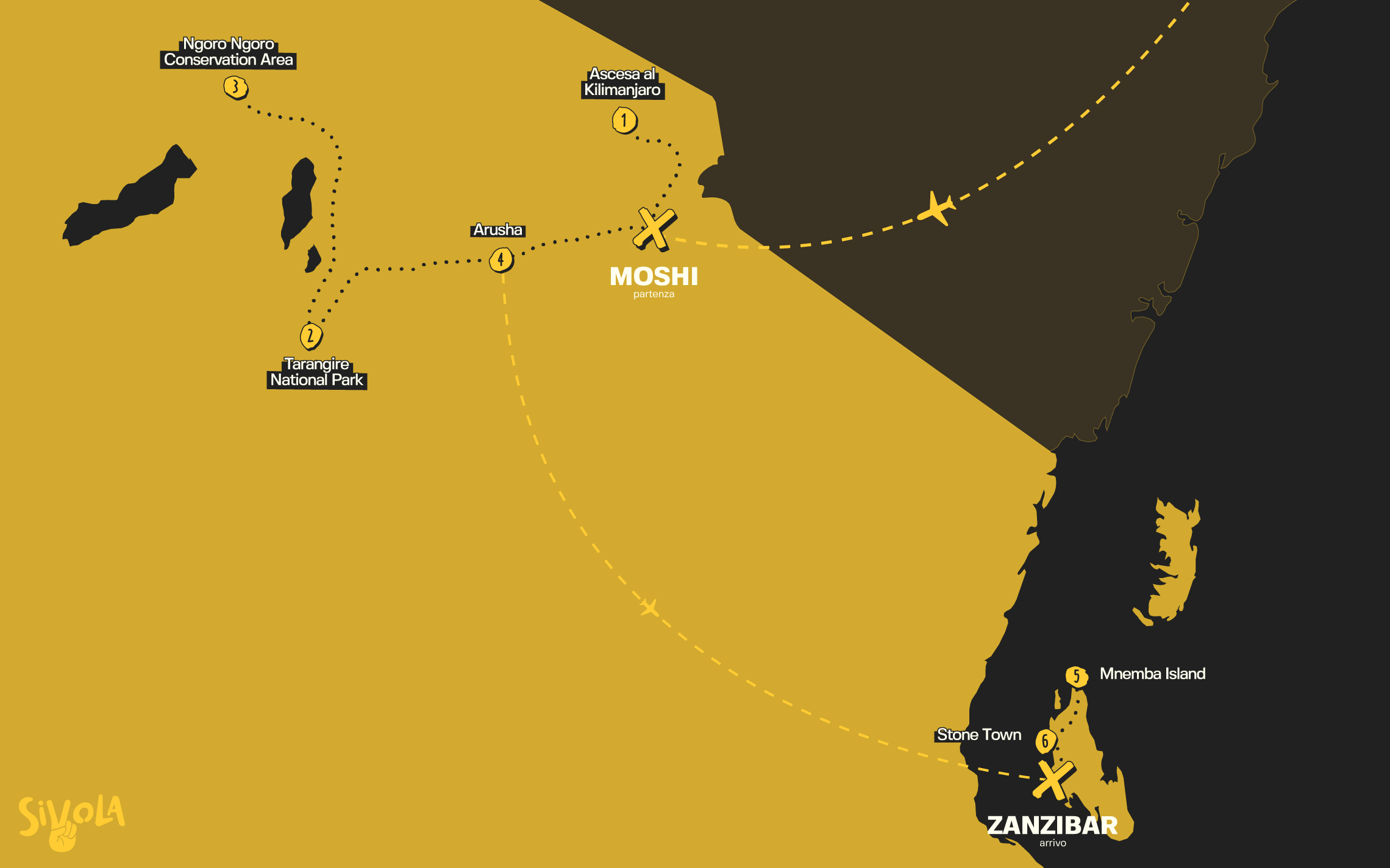 The best of Africa: Kilimangiaro, Safari e Zanzibar