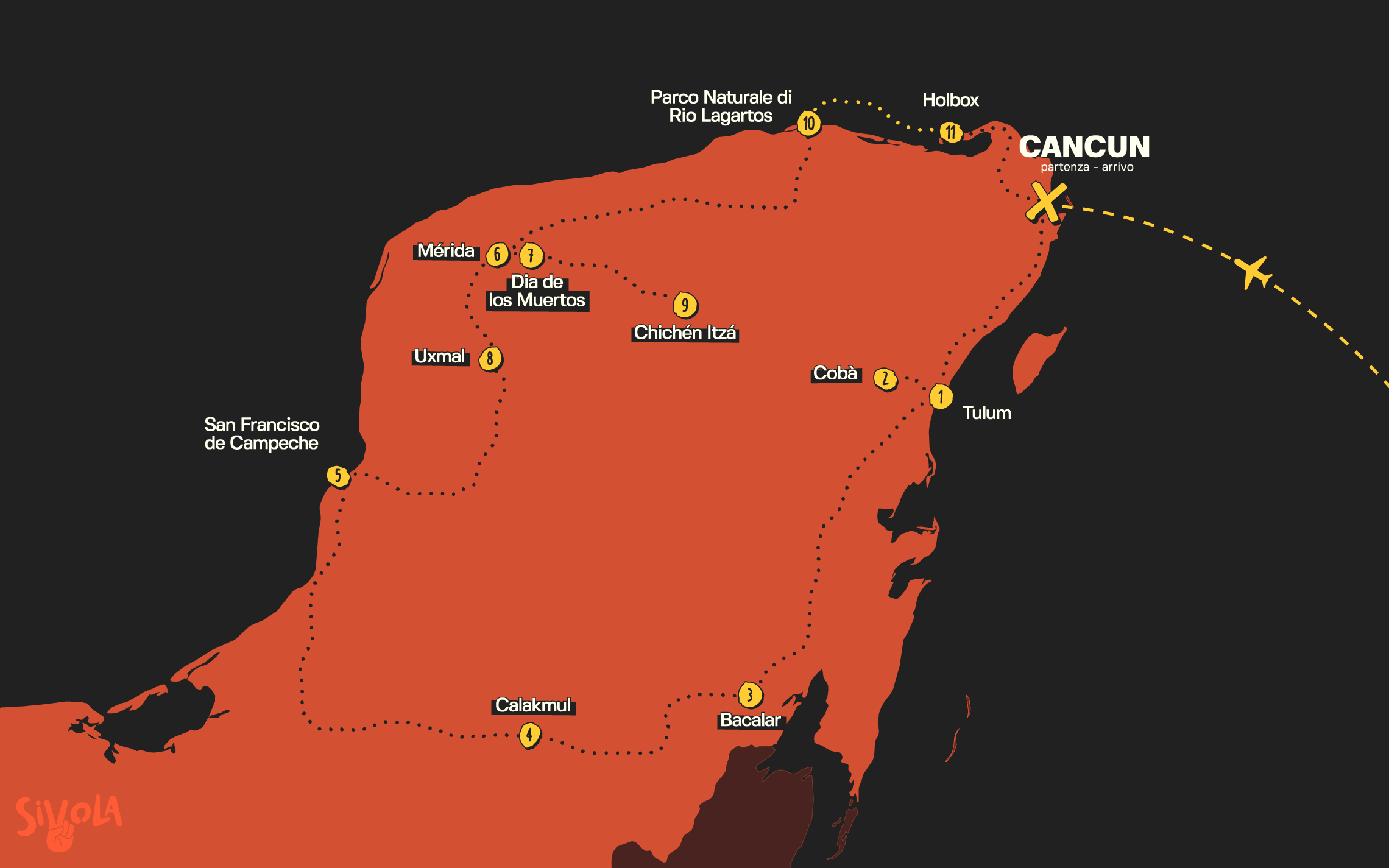 Messico Yucatán: Día de los Muertos, Maya e Caraibi
