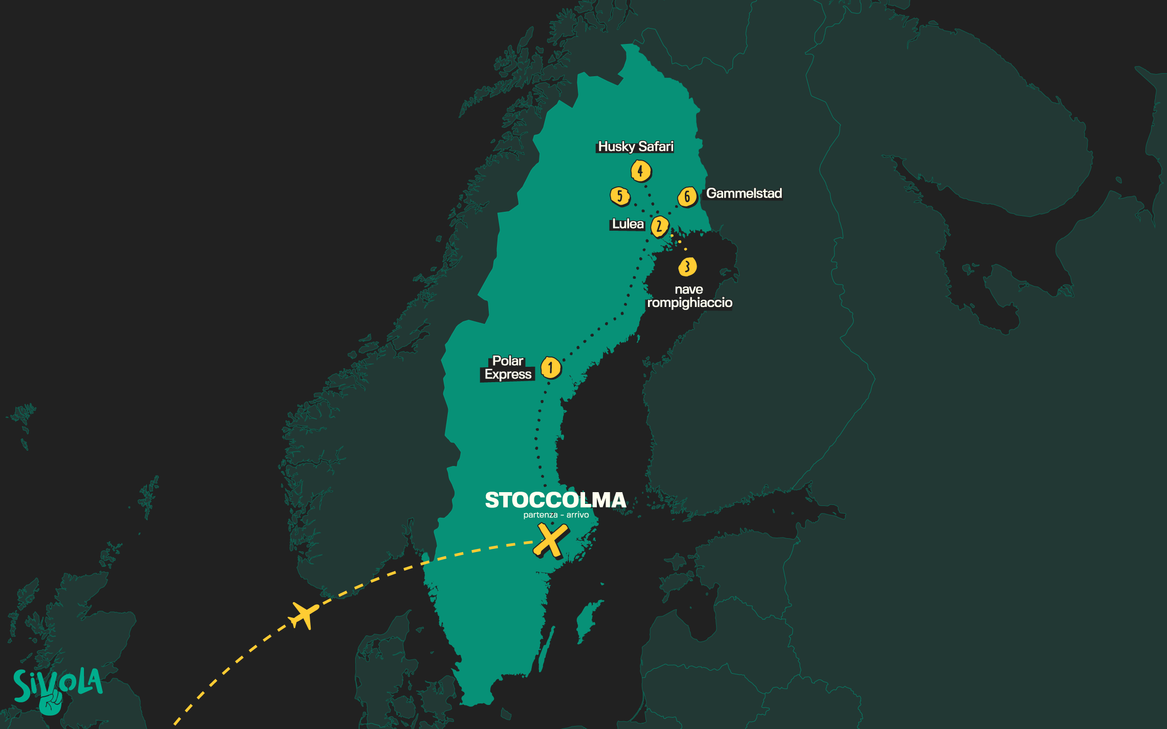Viaggio di gruppo in Svezia
