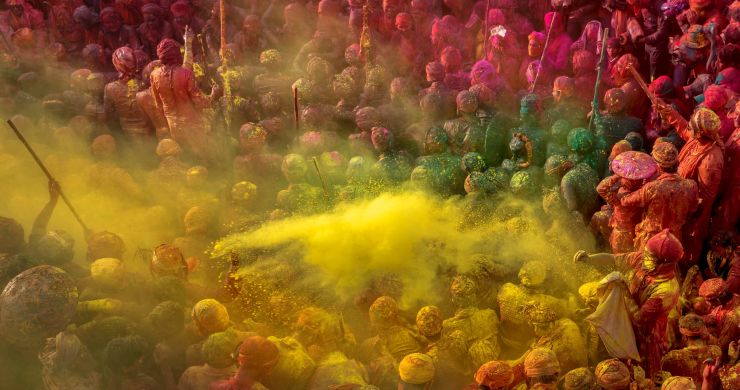 Viaggio in India Holi Fest
