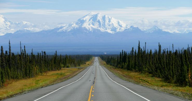 Alaska on the road